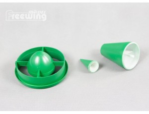 Freewing Mig-21 Silver Nose Cone Part